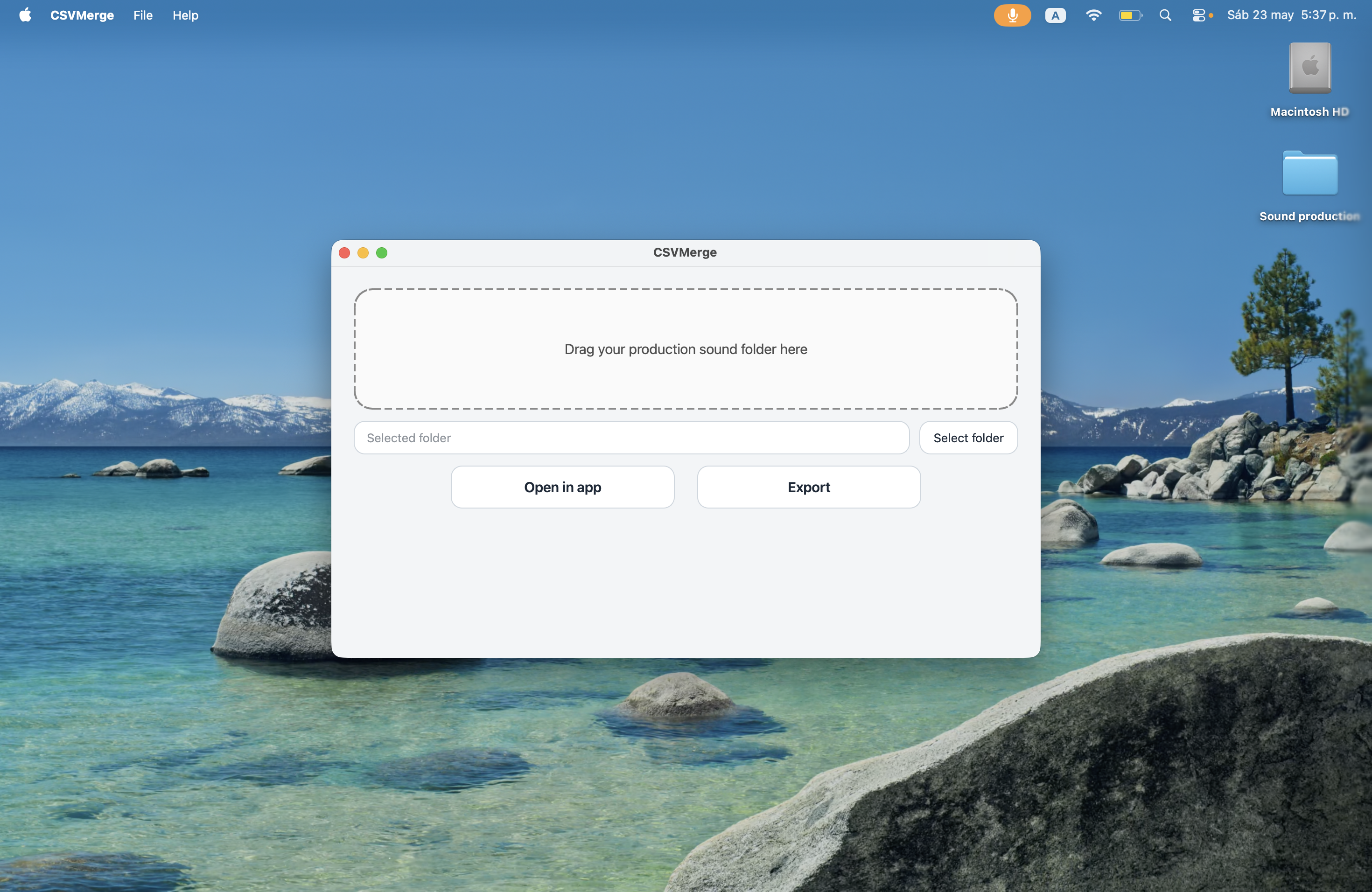 CSVMerge Desktop Preview